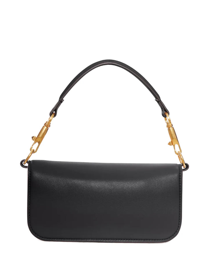 Valentino Garavani Vlogo Embellished Clasp Leather Shoulder Bag — Same as shown — Size One Size — Side View