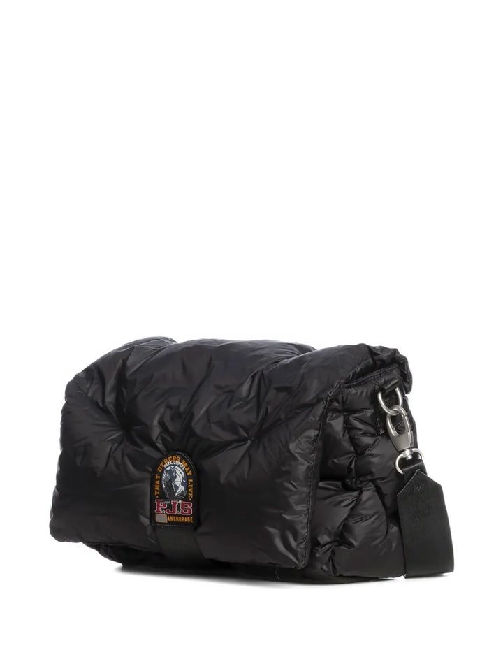 Parajumpers Logo Patch Quilted Shoulder Bag — Same as shown — Size One Size — Back View