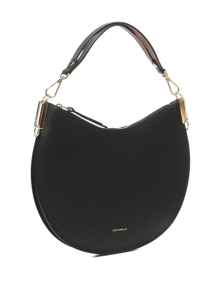 Coccinelle Sunup Half Moon Top Handle Shoulder Bag — Same as shown — Size One Size — Back View