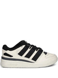adidas Three-Stripes Leather Trainers — Off-White — Size US M 9.5 - US W 11 — Front View