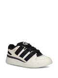 adidas Three-Stripes Leather Trainers — Off-White — Size US M 9.5 - US W 11 — Side View