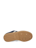 adidas Samba Xlg Three-Stripe Suede Sneakers — Navy Blue — Size US M 9 - US W 10.5 — Top View