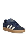 adidas Samba Xlg Three-Stripe Suede Sneakers — Navy Blue — Size US M 9 - US W 10.5 — Side View