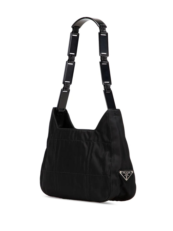 Prada Pre Owned 2000 2013 Tessuto Chain Shoulder Bag — Same as shown — Size One Size — Back View