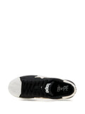 A Bathing Ape?Star Lightning Bolt Sneakers — Black — Size US M 3.5 - US W 5 — Top View