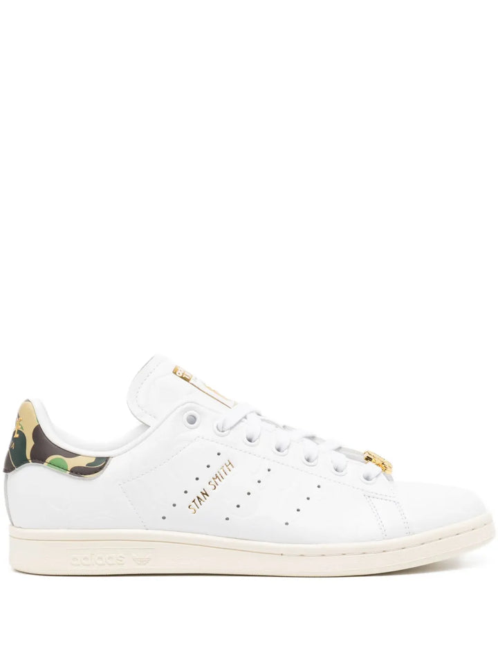 A Bathing Ape?X adidas Stan Smith Trainers — White — Size US M 3.5 - US W 5 — Front View