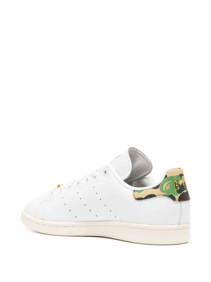 A Bathing Ape?X adidas Stan Smith Trainers — White — Size US M 3.5 - US W 5 — Back View