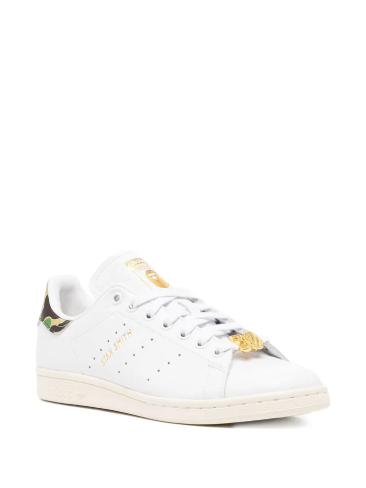 A Bathing Ape?X adidas Stan Smith Trainers — White — Size US M 3.5 - US W 5 — Side View