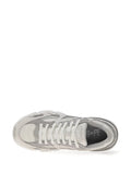 A Bathing Ape?Shark Sta #1 Low-Top Sneakers — Grey — Size US M 3.5 - US W 5 — Top View