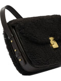 Soeur Mini Shearling Shoulder Bag — Same as shown — Size One Size — Top View