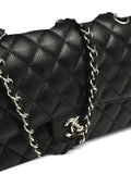 Chanel Pre Owned 2017 Medium Classic Double Flap Shoulder Bag — Same as shown — Size One Size — Back View