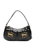 Just Cavalli Snake Buckle Shoulder Bag — Same as shown — Size One Size — Front View