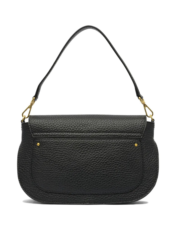 Gianni Chiarini Brooke Pebble Leather Curved Shoulder Bag — Same as shown — Size One Size — Side View