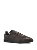 adidas Bw Army Leather Sneakers — Dark Brown — Size US M 10 - US W 11.5 — Side View