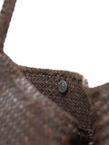 Dragon Diffusion Woven Leather Shoulder Bag — Same as shown — Size One Size — Side View