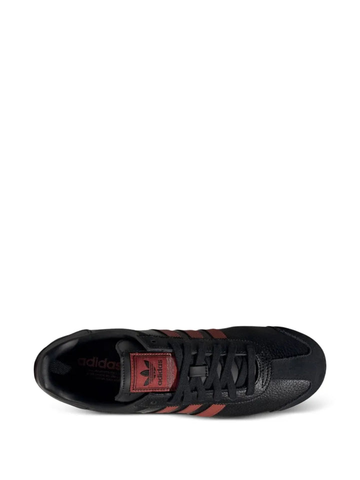 adidas Samoa Black Trainers — Black — Size US M 9 - US W 10.5 — Side View