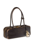 Miu Miu Beau Logo Embossed Tote Bag — Same as shown — Size One Size — Detail View