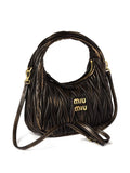 Miu Miu Wander Matelasse Leather Shoulder Bag — Same as shown — Size One Size — Detail View