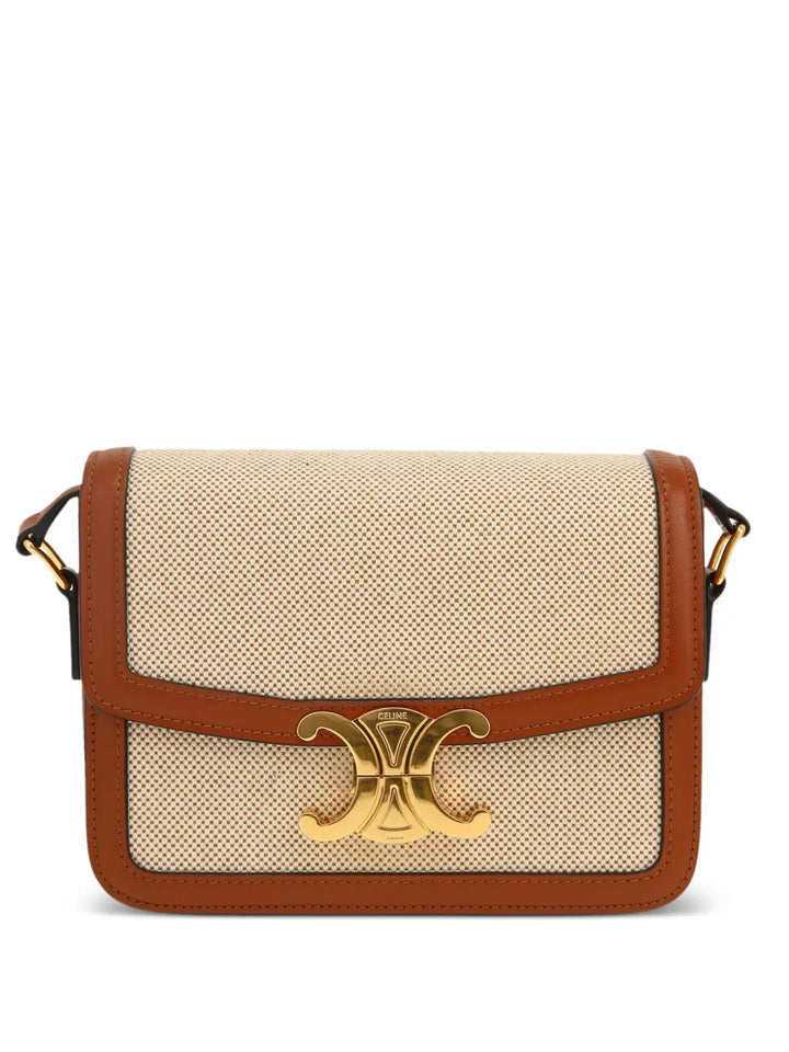 Celine Pre Owned Triomphe Teen Shoulder Bag — Same as shown — Size One Size — Front View
