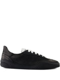 Acne Studios Leather Lace-Up Sneakers — Black — Size US M 11 - US W 12.5 — Front View