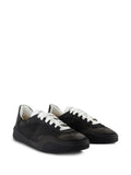 Acne Studios Leather Lace-Up Sneakers — Black — Size US M 11 - US W 12.5 — Side View