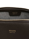 Khaite Lina Zip Top Leather Shoulder Bag — Same as shown — Size One Size — Detail View
