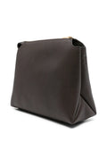 Khaite Lina Zip Top Leather Shoulder Bag — Same as shown — Size One Size — Back View