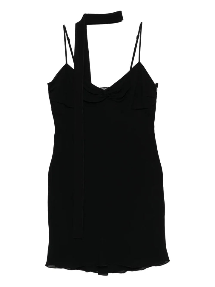 Reformation Iryna Dress — Black — Size XS — Front View