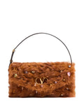 Valentino Garavani Devain Soft Small Shoulder Bag — Same as shown — Size One Size — Front View