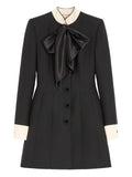 Valentino Garavani Crepe Couture Short Dress — Same as shown — Size XS — Front View