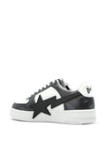 A Bathing Ape?Bape Sta Star-Patch Sneakers — Black / White — Size US M 11 - US W 12.5 — Side View