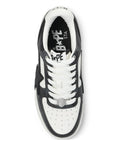 A Bathing Ape?Bape Sta Star-Patch Sneakers — Black / White — Size US M 11 - US W 12.5 — Back View