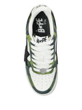 A Bathing Ape?Bape Sta Sneakers — Green — Size US M 3.5 - US W 5 — Back View