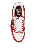 A Bathing Ape?Star-Embellishment Sneakers — White — Size US M 5.5 - US W 7 — Back View