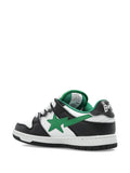 A Bathing Ape?Star-Patch Sneakers — Black — Size US M 10 - US W 11.5 — Side View