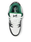 A Bathing Ape?Star-Patch Sneakers — Black — Size US M 10 - US W 11.5 — Back View