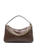 Twinset Medium Liliane Chain Embellished Shoulder Bag — Same as shown — Size One Size — Front View