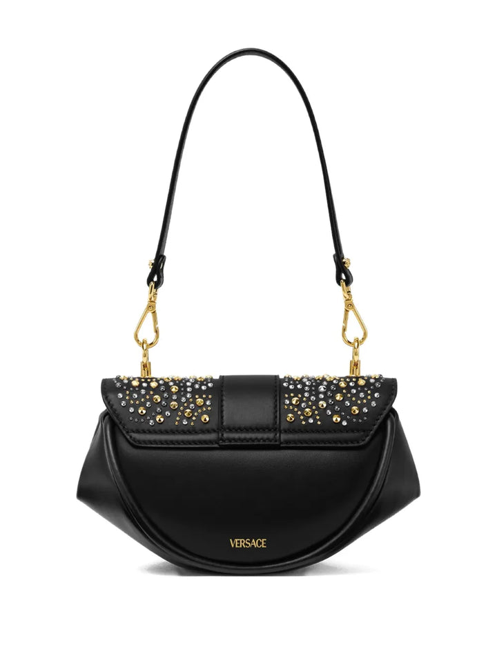 Versace Stud Embellished Shoulder Bag — Same as shown — Size One Size — Back View