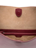 Polo Ralph Lauren Logo Clasp Leather Shoulder Bag — Same as shown — Size One Size — Detail View