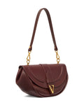 Versace Medium Virtus Leather Shoulder Bag — Same as shown — Size One Size — Top View