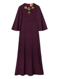 La Doublej Sorella Bell Sleeve Maxi Dress — Same as shown — Size XS — Front View