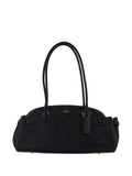 Coach Logo Detail Leather Shoulder Bag — Same as shown — Size One Size — Front View
