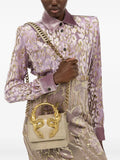 Roberto Cavalli Snake Embellished Snake Skin Shoulder Bag — Same as shown — Size One Size — Side View
