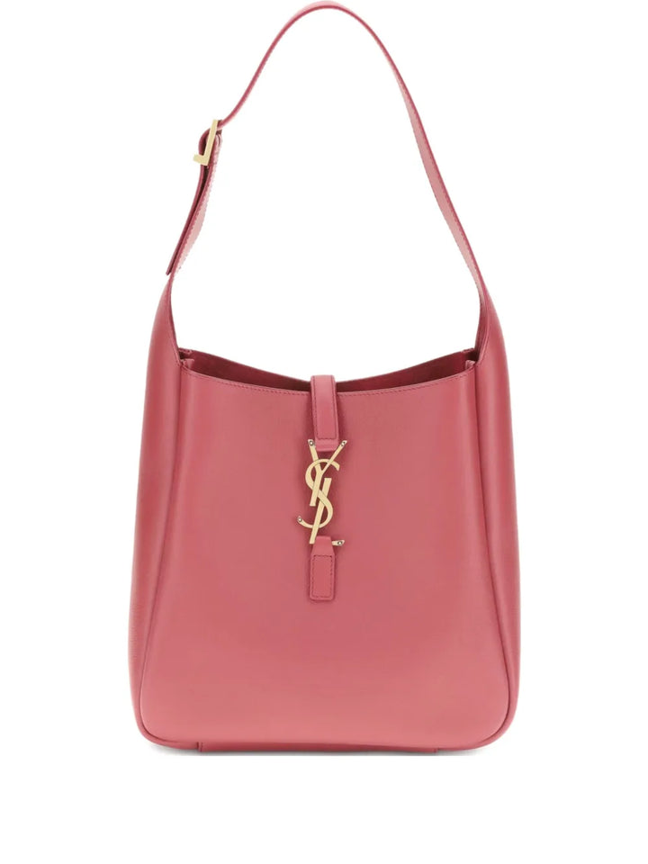 Saint Laurent Leather Ysl Logo Shoulder Bag — Same as shown — Size One Size — Front View