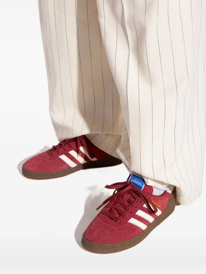 adidas Montreal 76 Suede Sneakers — Dark-Red — Size US M 10 - US W 11.5 — Detail View
