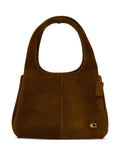 Coach Lana Top Handle Suede Shoulder Bag — Same as shown — Size One Size — Front View