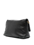 Zadigvoltaire Rocky Grained Leather Shoulder Bag — Same as shown — Size One Size — Back View
