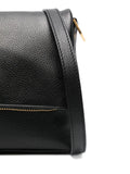 Zadigvoltaire Rocky Grained Leather Shoulder Bag — Same as shown — Size One Size — Top View