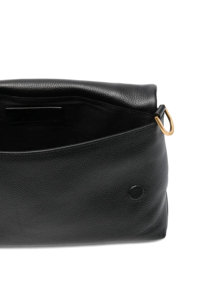 Zadigvoltaire Rocky Grained Leather Shoulder Bag — Same as shown — Size One Size — Detail View