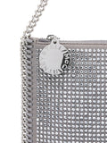 Stella Mccartney Falabella Pochette Crystal Embellished Chain Shoulder Bag — Same as shown — Size One Size — Top View